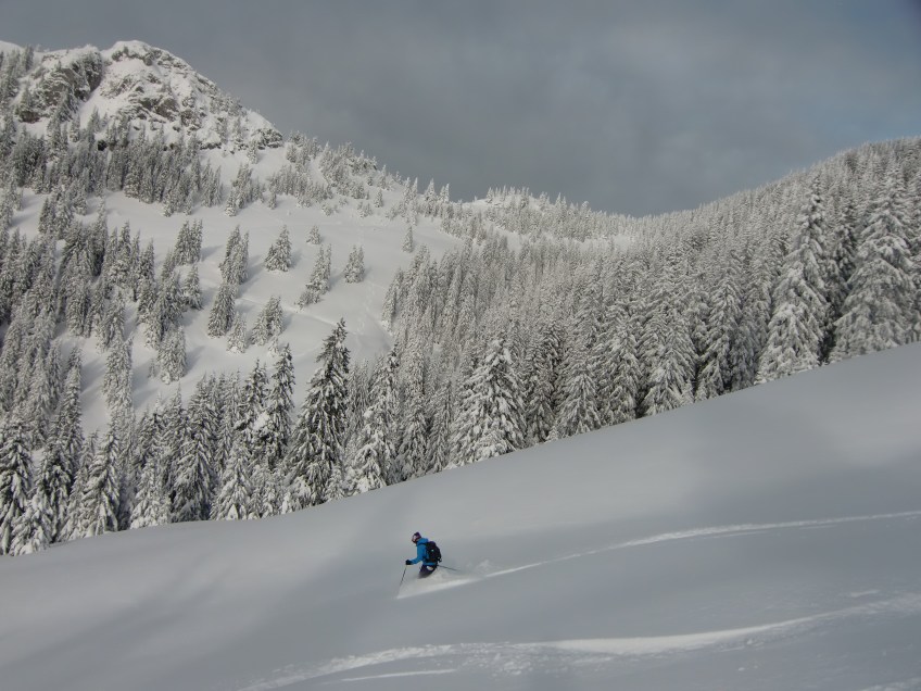 Des pentes pour nous tout seul !