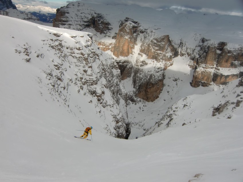 Plongeon vers le Holzer.