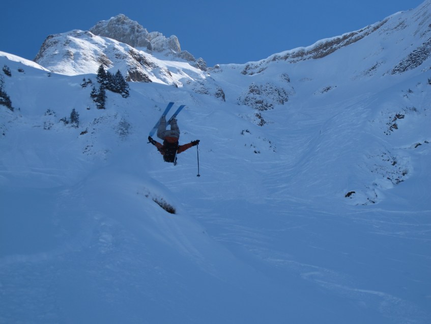 Arthur, tête en bas.