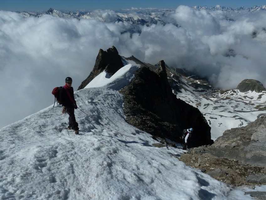 entrée de la brèche de la Loza