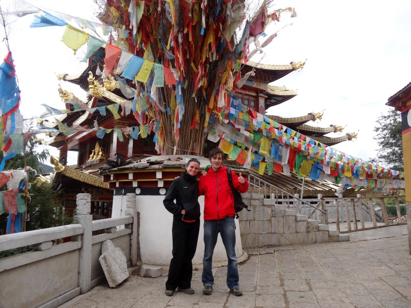Arrivée à Shangri La après 500km et 10000m de déniv.