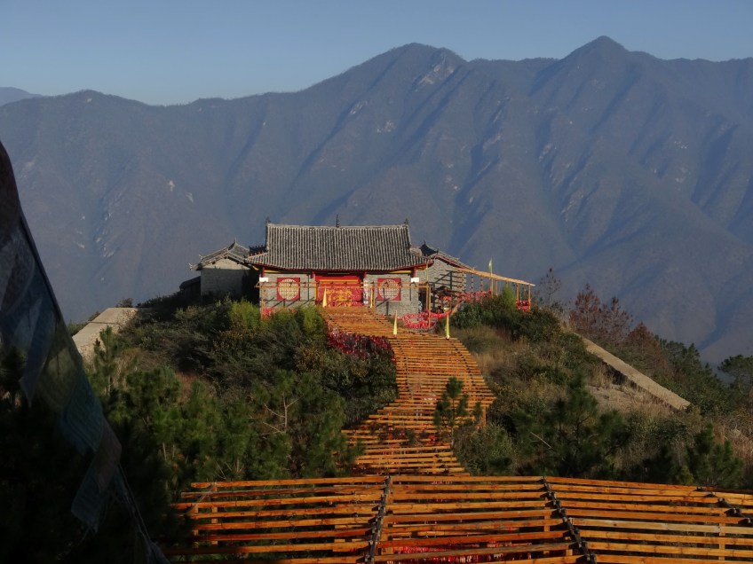 Temple inattendu pendant le trajet vers Lijiang