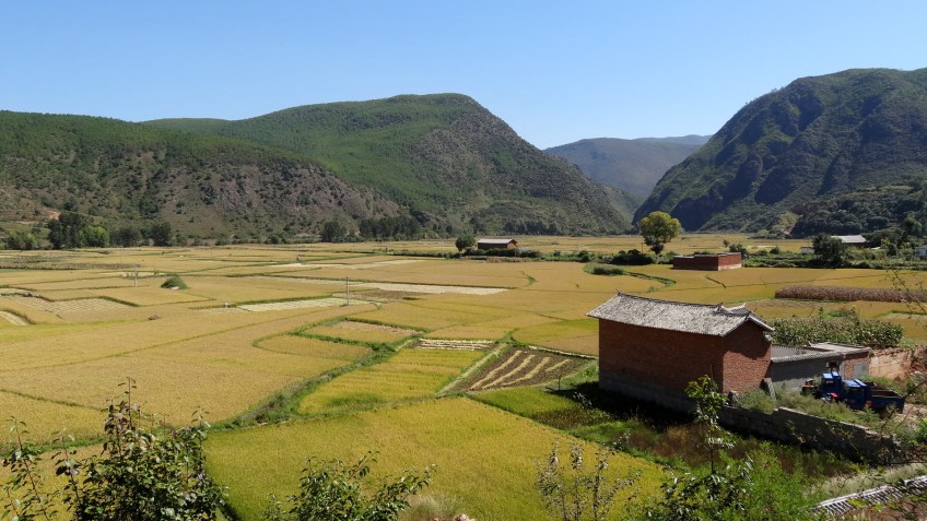 Les paysages qui nous ont accompagné sur une bonne partie du trajet.