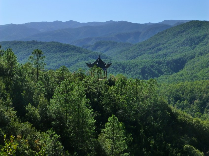 Shibaoshan - Du maquis à perte de vue.