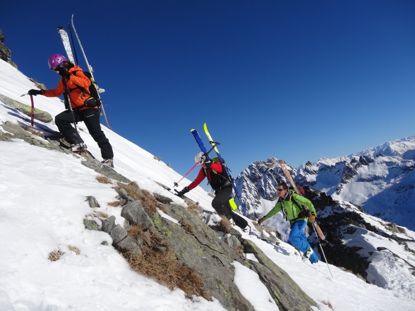 Arête terminale du Grand Charnier.