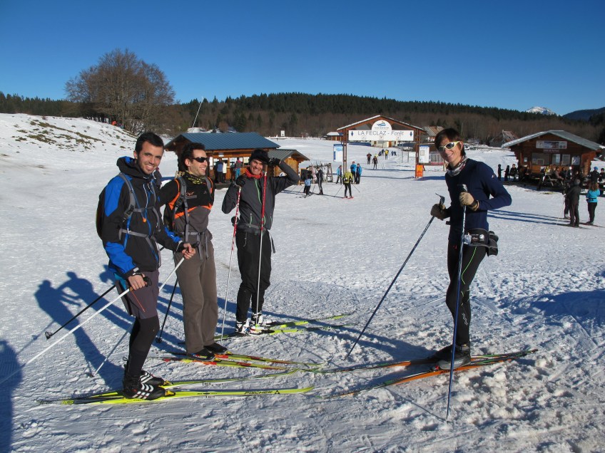 Port du collant mi-assumé...