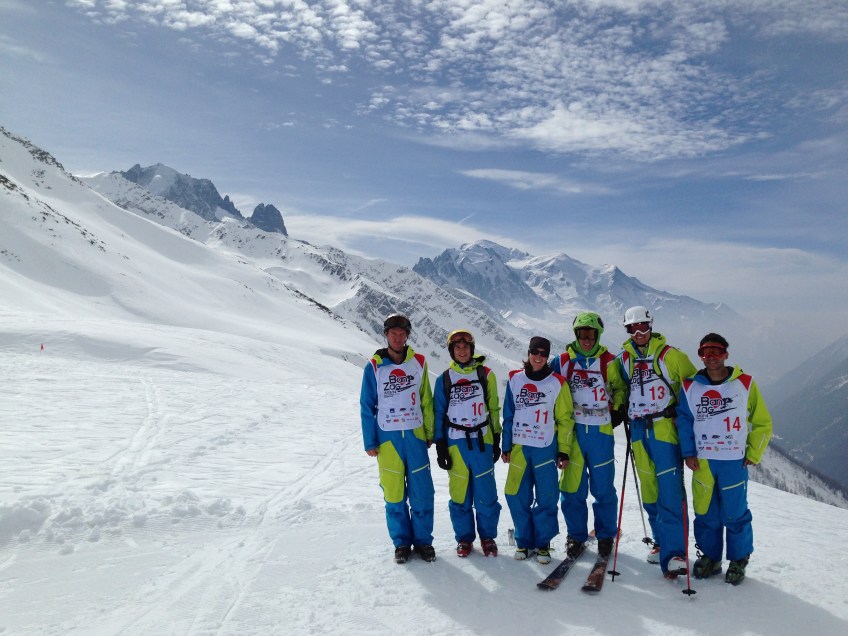 Bimbims sur fond de Mont Blanc