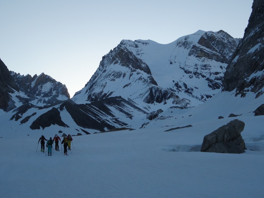 Aube au pied de la Grande Casse.