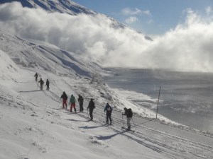 Couleurs magnifiques le long du Lac du Mont-Cenis